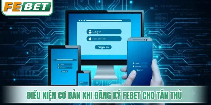 Đăng Ký Febet - Cẩm Nang Tạo Tài Khoản Chuẩn Xác Từng Bước 1 Điều kiện cơ bản khi đăng ký Febet cho tân thủ
