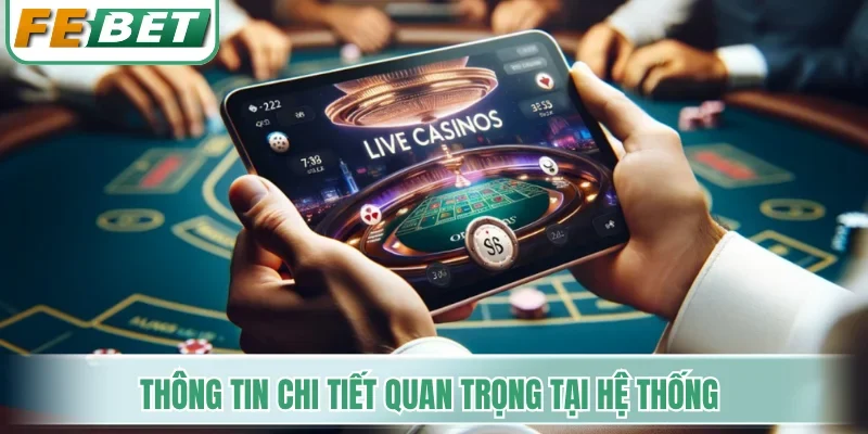 Thông tin chi tiết quan trọng tại hệ thống